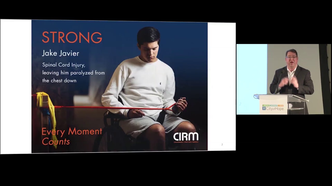 #CIRMSymposium: Keynote Address -  Randal Mills