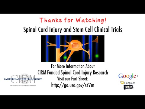 Spinal Cord Injury and Stem Cell Clinical Trials: What’s the Latest?