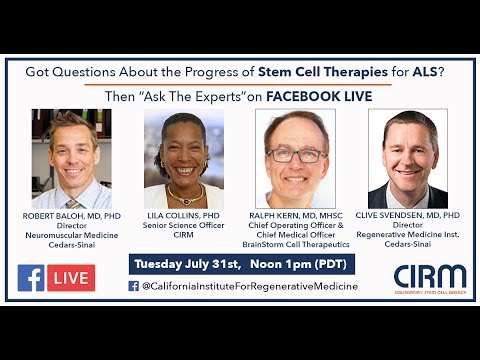 Facebook Live: Stem Cells and ALS