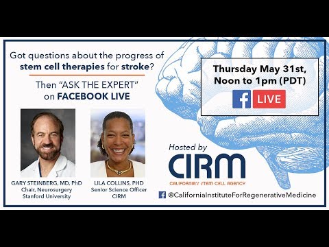 Facebook Live: Stem Cells and Stroke
