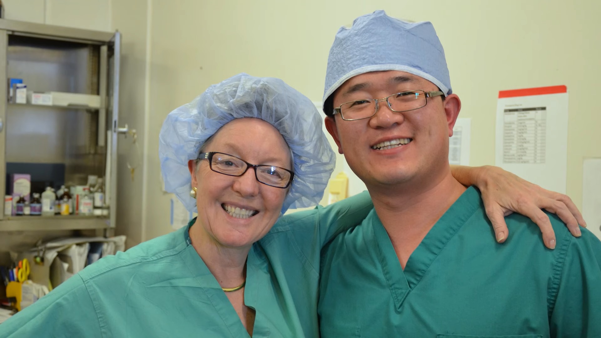 Diana Farmer, MD and Aijun Wang, PhD. Photo courtesy UC Davis Health